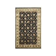 Ręcznie robiony dywanik Jaipur Rugs NEPHI QNQ-03 Ebony/Light Gold