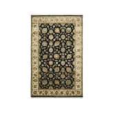 Ręcznie robiony dywanik Jaipur Rugs NEPHI QNQ-03 Ebony/Light Gold