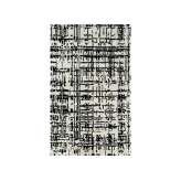 Ręcznie wykonany prostokątny dywanik Jaipur Rugs Baroque TAQ-266 White/Ebony