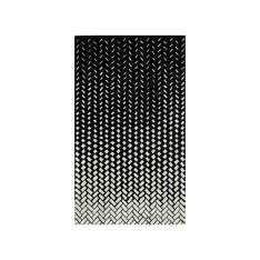 Ręcznie wykonany prostokątny dywanik Jaipur Rugs Baroque TAQ-400 Ebony/White