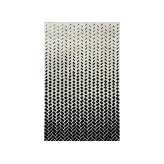 Ręcznie wykonany prostokątny dywanik Jaipur Rugs Baroque TAQ-400 White/Ebony