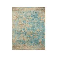 Ręcznie robiony dywanik Jaipur Rugs ANTIQUE FILIGREE SPR-712 Caribbean Sea