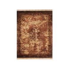 Ręcznie robiony dywanik Jaipur Rugs NUR SKRT-814 Caramel/Leather Brown