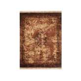 Ręcznie robiony dywanik Jaipur Rugs NUR SKRT-814 Caramel/Leather Brown