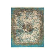 Ręcznie robiony dywanik Jaipur Rugs NUR SKRT-814 Light Turquoise/Denim Ash
