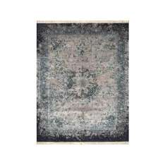 Ręcznie robiony dywanik Jaipur Rugs NUR SKRT-814 Slate Blue/Marine Blue