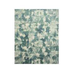 Ręcznie robiony dywanik Jaipur Rugs MEGH QM-701 White/Light Sea