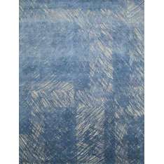 Ręcznie robiony dywanik Jaipur Rugs SPHERE QM-951 Oyster/Cornflower Blue