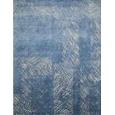 Ręcznie robiony dywanik Jaipur Rugs SPHERE QM-951 Oyster/Cornflower Blue