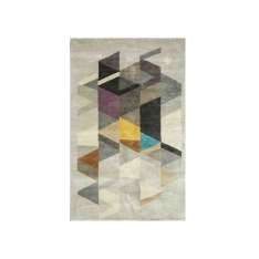 Ręcznie wykonany prostokątny dywanik Jaipur Rugs TAQ-183 Classic Gray/Medium Gray