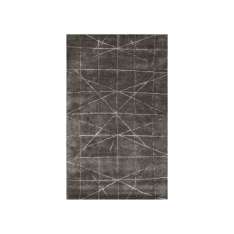 Ręcznie wykonany prostokątny dywanik Jaipur Rugs TAQ-4068 Liquorice / Silver Mink