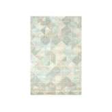 Ręcznie wykonany prostokątny dywanik Jaipur Rugs TAQ-4091 Silver Frost/White