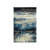 Ręcznie wykonany prostokątny dywanik Jaipur Rugs TAQ-4304 Ashwood/Ensign Blue