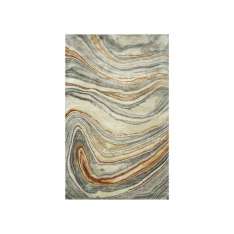 Ręcznie wykonany prostokątny dywanik Jaipur Rugs TAQ-4309 Classic Gray/Medium Gray