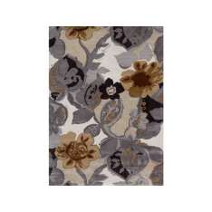 Dywanik wzorzysty Jaipur Rugs PETAL PUSHER TAQ-113 White/Nickel