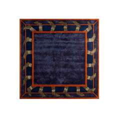 Ręcznie robiony dywanik Jaipur Rugs TOP-107 - Purple Velvet / Purple Velvet