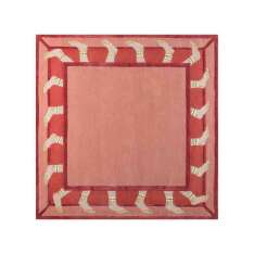 Ręcznie robiony dywanik Jaipur Rugs TOP-107 Cranberry/Cranberry