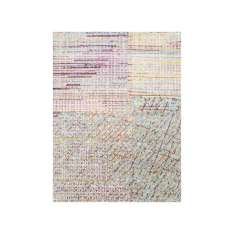 Ręcznie wykonany prostokątny dywanik Jaipur Rugs Static LU-01 Antique Wh./Light Sea Mist