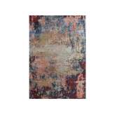 Ręcznie wykonany prostokątny dywanik Jaipur Rugs Uvenuti LRB-1572 Cranberry/Indigo