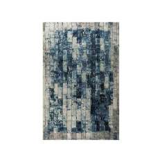 Ręcznie wykonany prostokątny dywanik Jaipur Rugs Uvenuti LRB-1574 Blue Blush/Denim Blue