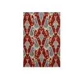 Ręcznie wykonany dywanik wełniany Jaipur Rugs LCA-01 Cloud White/Vintage Claret