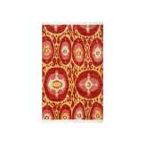 Ręcznie wykonany dywanik wełniany Jaipur Rugs LCA-02 Sunflower/Vintage Claret