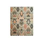 Ręcznie wykonany dywanik wełniany Jaipur Rugs LCA-03 Antique White/Black Olive