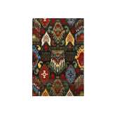 Ręcznie wykonany dywanik wełniany Jaipur Rugs LCA-03 Black Olive/Sunflower