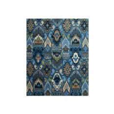 Ręcznie wykonany dywanik wełniany Jaipur Rugs LCA-03 Evening Blue/Navy