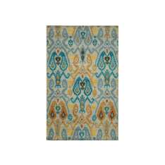 Ręcznie wykonany dywanik wełniany Jaipur Rugs LCA-05 Sky Blue/Capri