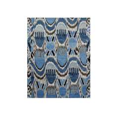 Ręcznie wykonany dywanik wełniany Jaipur Rugs LCA-09 Antique White/Evening Blue