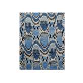 Ręcznie wykonany dywanik wełniany Jaipur Rugs LCA-09 Antique White/Evening Blue