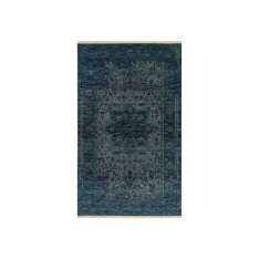 Ręcznie wykonany dywanik wełniany Jaipur Rugs LCA-63 Deep Blue/Navy
