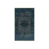 Ręcznie wykonany dywanik wełniany Jaipur Rugs LCA-63 Deep Blue/Navy
