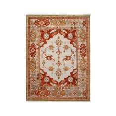 Dywanik wełniany Jaipur Rugs AZRA LCA-2352 Antique White/Russet