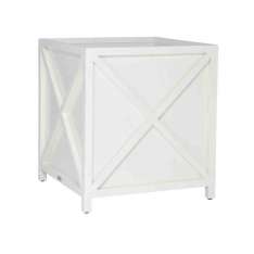 Kwadratowa donica aluminiowa malowana proszkowo Janus Et Cie Azimuth CROSS