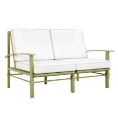 Aluminiowa sofa ogrodowa 2-osobowa Janus Et Cie Palmia