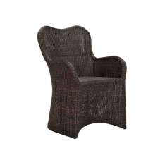 Fotel ogrodowy z włókna syntetycznego z podłokietnikami Janus Et Cie BUTTERFLY