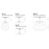 Stół konferencyjny z drewna i stali José Martínez Medina B2B R2