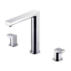 Bateria kuchenna nablatowa 3-otworowa z obrotową wylewką Justime Arch