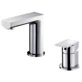 Bateria umywalkowa nablatowa 2-otworowa, jednouchwytowa Justime Arch