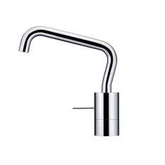 Bateria kuchenna nablatowa 1-otworowa z mosiądzu chromowanego z obrotową wylewką Justime Lucky 7