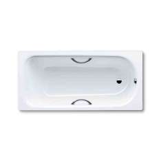 Prostokątna wanna do zabudowy ze stali emaliowanej Kaldewei Italia Saniform PLUS STAR