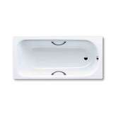 Prostokątna wanna do zabudowy ze stali emaliowanej Kaldewei Italia Saniform PLUS STAR