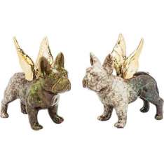 Porcelanowy przedmiot dekoracyjny Kare Design ANGEL WINGS DOG