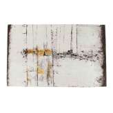 Prostokątny dywanik bawełniany Kare Design ABSTRACT GREY LINE