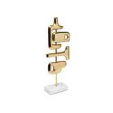 Rzeźba z aluminium Kare Design ABSTRACTO GOLD