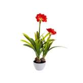 Sztuczna roślina Kare Design AMARYLLIS RED
