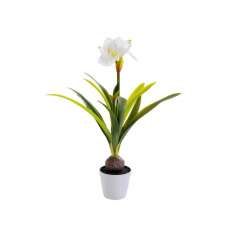 Sztuczna roślina Kare Design AMARYLLIS WHITE