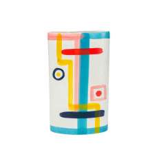 Wazon z kamionki porcelanowej Kare Design ART FACE COLORE 31CM